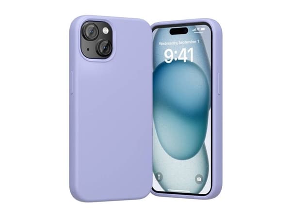 Vention KUFV0-20 Silicone Case for iPhone 15 Plus (purple)