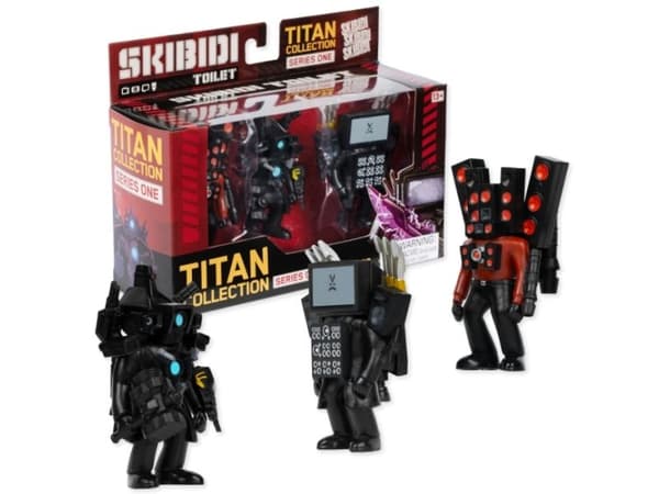 SKIBIDI TOALETT TITAN 3-PACK