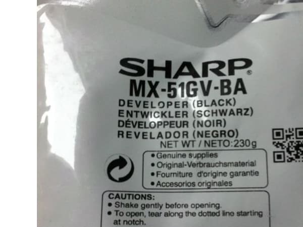 Sharp MX51GVBA - Svart - framkallningsdel - för Sharp MX-4112N, MX-5112N
