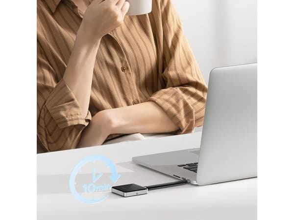 Orico M.2 NVMe disk-kabinett med magnet USB-C 3.2, sort