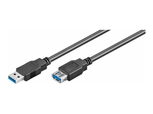 MicroConnect - USB forlængerkabel - USB Type A (hun) til USB Type A (han) - USB 3.0 - 3 m - lajiteltu