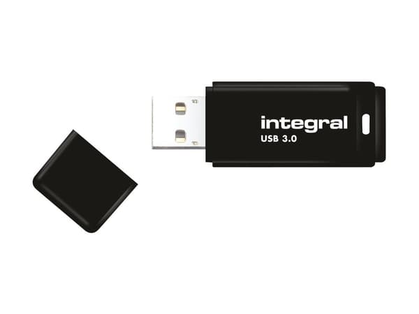 Integral - USB flash-enhet - 128 GB - USB 3.0 - svart