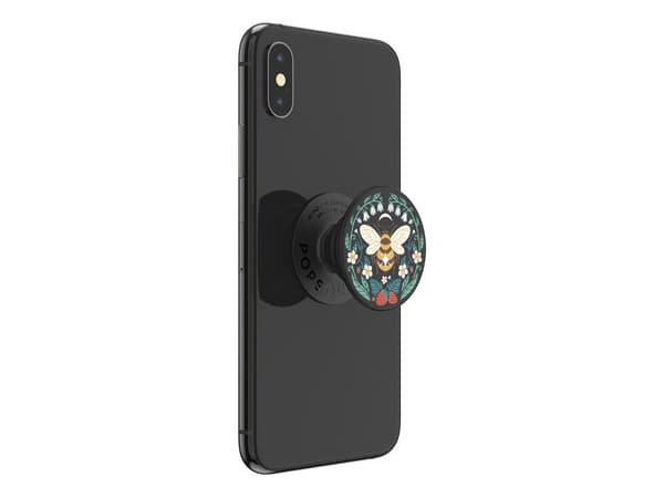 PopSockets 804149, Grepp, Svart, Multifärg, Varje varumärke, 1 styck