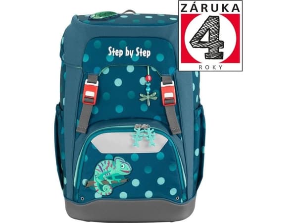 Step by Step skolesekk "Tropical Chameleon"