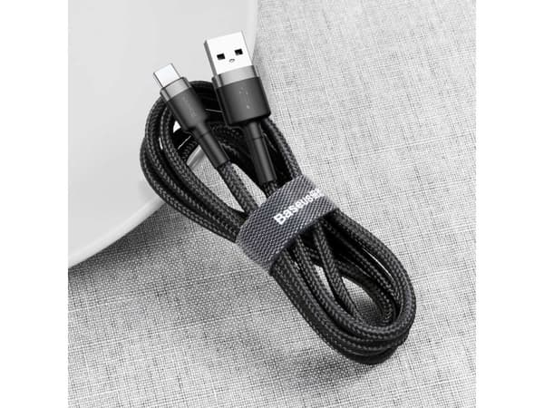 Baseus Cafule, 0,5 m, USB A, USB C, USB 2.0, 0,48 Gbit/s, Svart