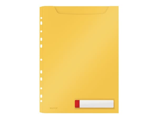 Lomme katalog Leitz Cosy A4 PP gul /3 - (12 stk.)