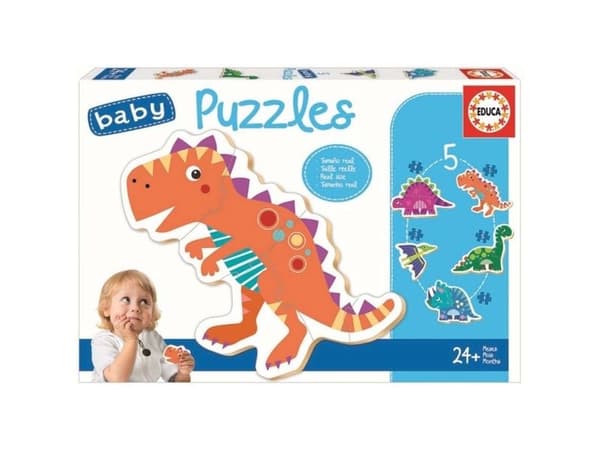 Educa barnpussel 5 delar Dinosaurier