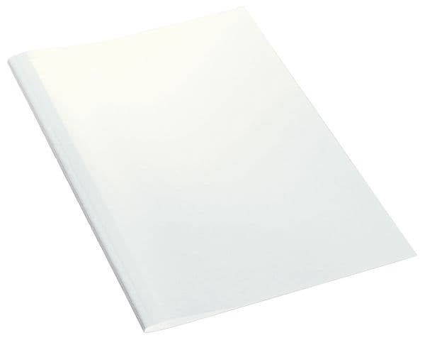 Limomslag Leitz A4 hvid 4 mm karton - (100 stk.)