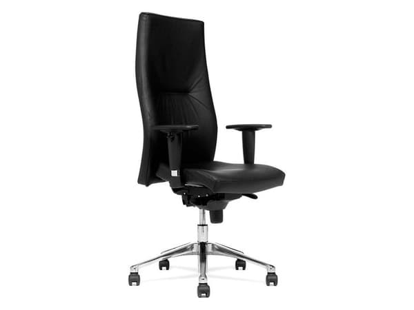 Kontorsstol Nero HighBack, svart textil