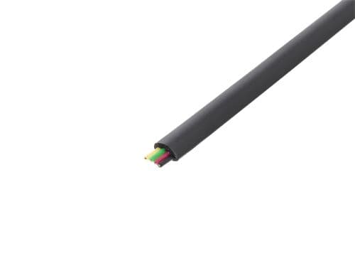 DELTACO MD-15S - Mengdetelefonkabel - flat - svart