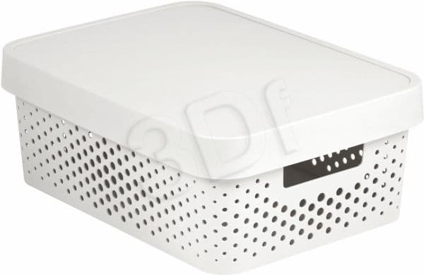 Curver stor box Infinity 11L 229167 med hål