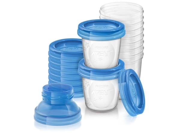 Philips Avent kopper for oppbevaring av morsmelk