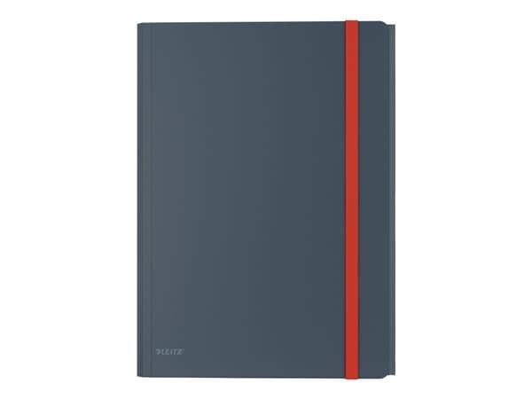 Leitz Cosy läppäkansio taskulla, Piirustuskansio, A4, Polypropeeni (PP), Musta, Matta, 150 arkkia