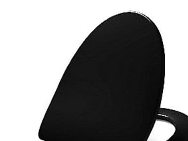 PRESSALIT Cera+ sete med soft close, inkl. D03 fast feste, sort