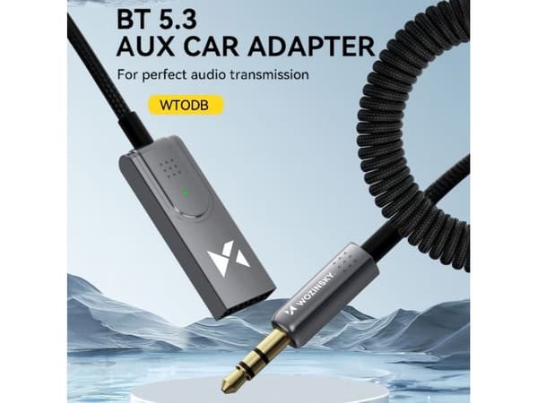 Bluetooth-adapter Wozinsky WTODB Bluetooth 5.3 / AUX-lydmottaker