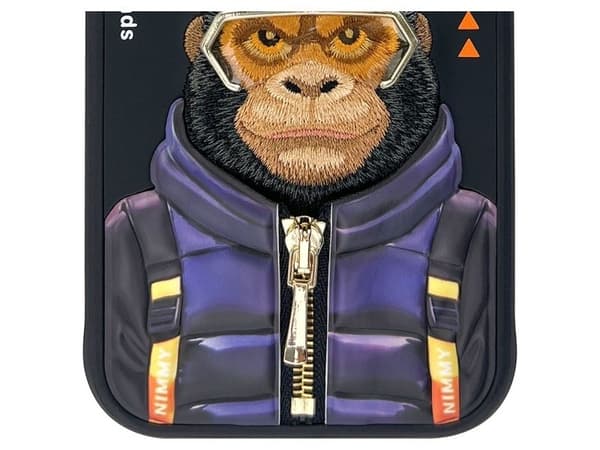Nimmy Cool&amp;Cute 2.0 Monkey case for iPhone 15 - black