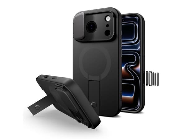 Tech-Protect Kevlar Aura MagSafe-etui for iPhone 17 Pro - svart