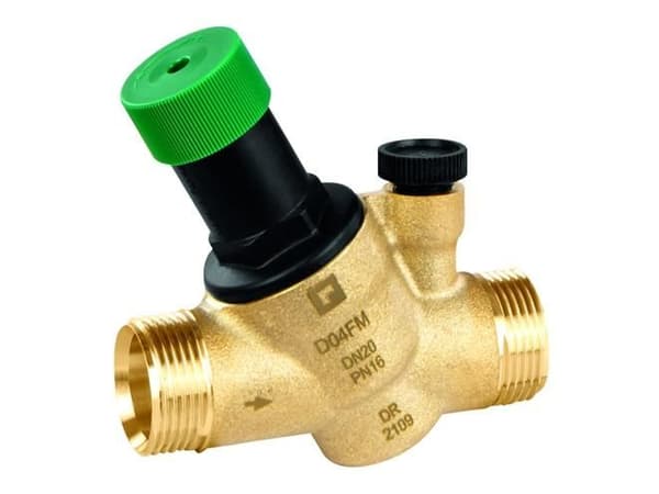 Reduktionsventil 3/4" inv. & 1" utv. 1,5-6 bar