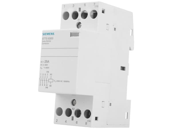 Insta Modulkontaktor 25A, 2 slutte, 230V, 2M, 5TT5830-0
