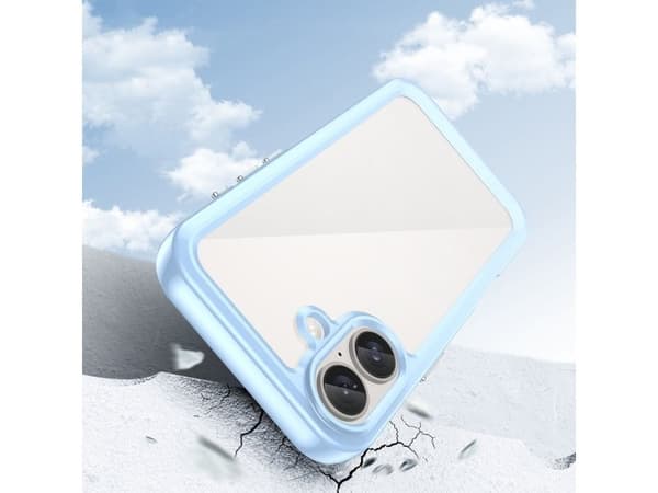Hurtel Outer Space Fodral med gelram för iPhone 16 Plus - blå