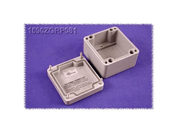 Hammond Electronics 1590ZGRP081PL Insert teräslevy Luonto 1 kpl