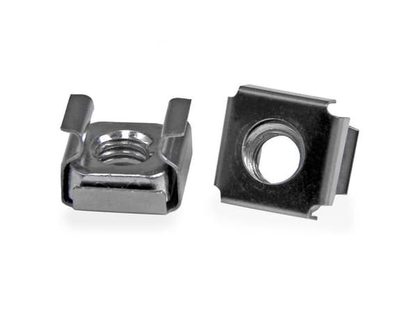 StarTech.com 50 Pkg M6 Cage Nuts for Server Rack Cabinet - Telinemutterit (50 kpl) - CABCAGENUTS6 - Telinemutterit (50 kpl) - P/N: RACK-18U-20-WALL...