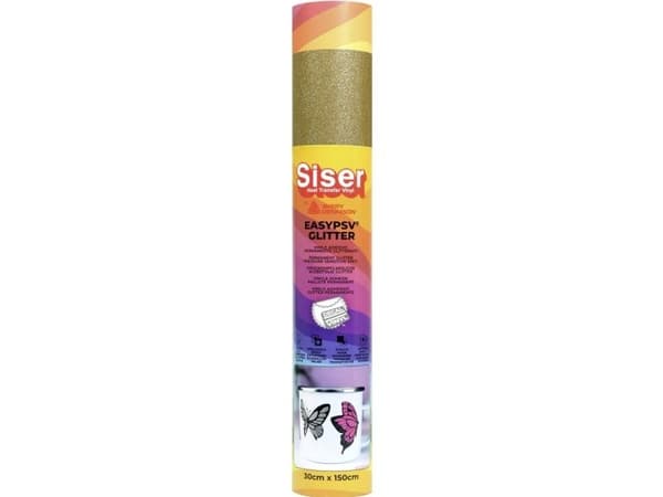 Siser itseliimautuva glitter-kalvo Guld
