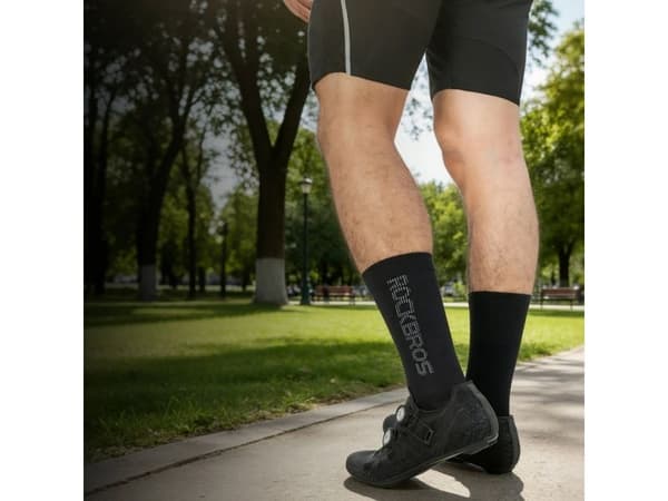 Cykelstrumpor Rockbros 490067002 reflex – str. S (svart)