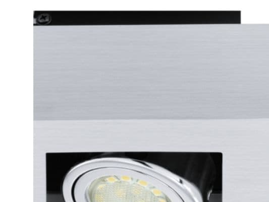 EGLO LOKE 1 LOFT 2L borstad aluminium