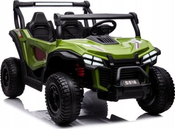 Lean Cars Batteribil S618 Grön 4x4