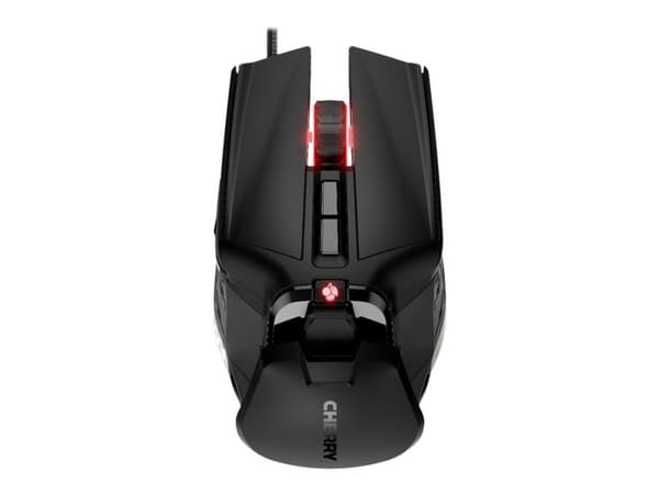 CHERRY MC 9620 FPS - Mus - ergonomisk - optisk - 9 knapper - kablet - USB - svart