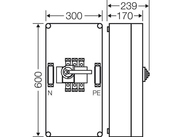 Hensel Mi 7456 Kuormakytkin 1 kpl