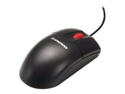 Lenovo - Mus - optisk - 3 knapper - kabling - USB - business-sort - ASM