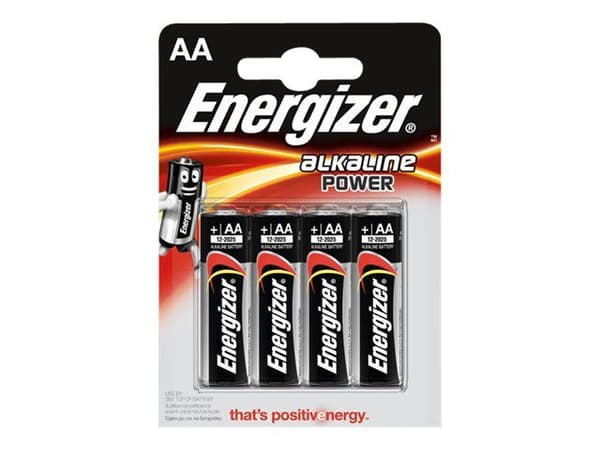 Energizer Alkaline Power - Batteri 4 x AA-typ - alkaliskt