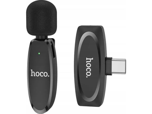 Mikrofonit Hoco L15 Lightning juodas
