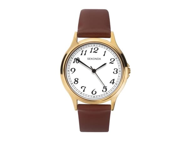 Sekonda klokke, herre 1684, brun