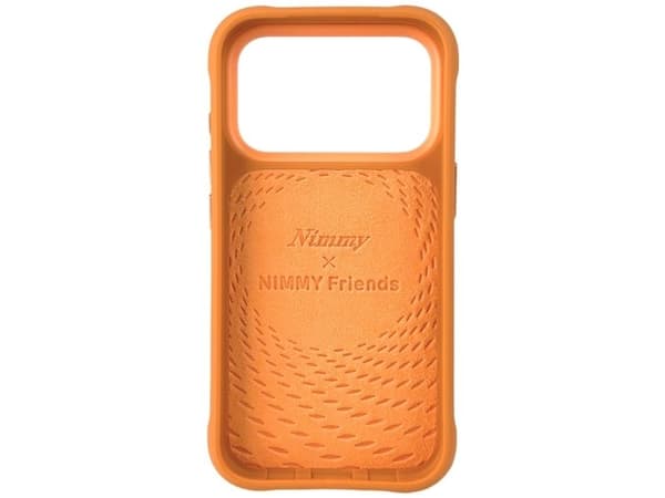 Nimmy Cool Cat-etui for iPhone 17 Pro oransje