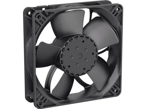 ebm-papst 4312 NN, Ventilator, 2700 varv per minut, 43 dB, 190 m³/t, Sort