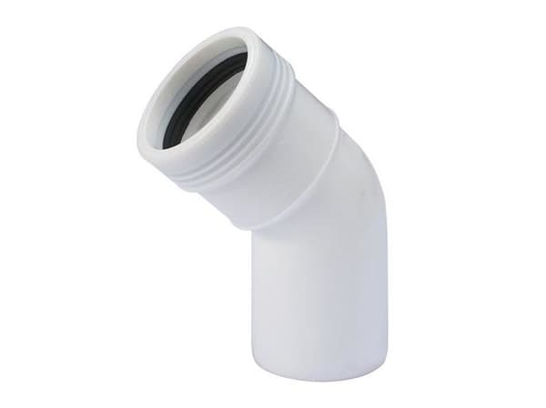 WAFIX böj PP 40x45° - vit PP