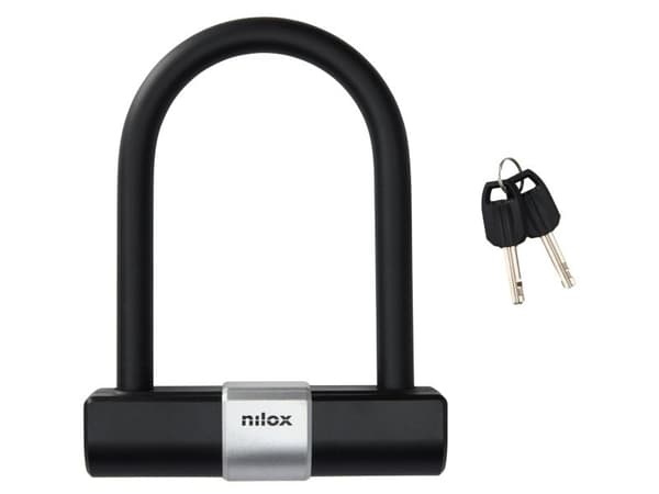 Nilox NXPLSHAPELOCK, Riippulukko, musta, Hopea