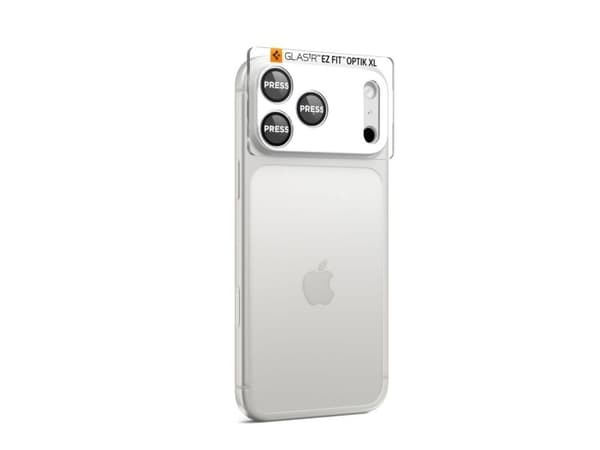 Spigen Optik Pro XL kameraglas för iPhone 17 Pro Max - silver