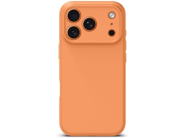 Tech-Protect silikondeksel med MagSafe til iPhone 17 Pro - oransje