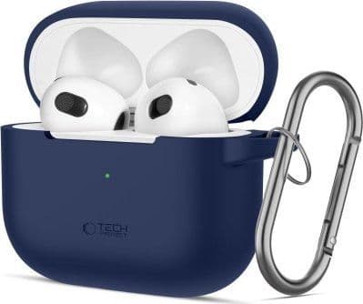 Tech-Protect TECH-PROTECT silikonkrok Apple AirPods 3 marineblå