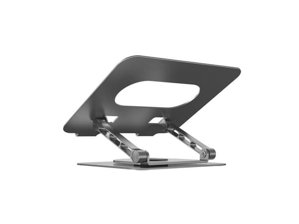 Unitek - Ställ för bärbar dator - adjustable, with 360° rotating base - 10" - 16" - rymdgrå