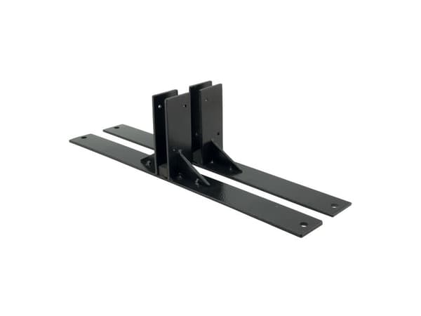 Securit® teräsjalat (kaksi) Multiboard-järjestelmään, musta