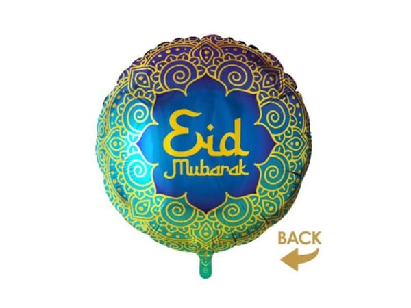 Eid Mubarak folieballon, 46 cm