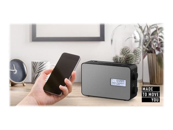 Panasonic-RF-D30BT - DAB bærbar radio - 2 Watt - sort