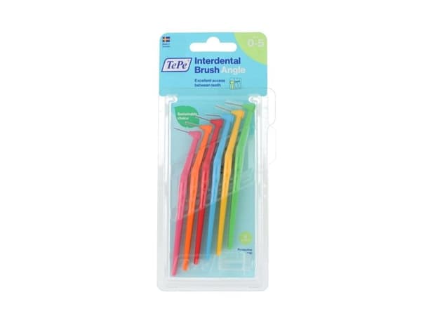 TePe Angle Interdental Brushes 0-5 Mix 6 pcs