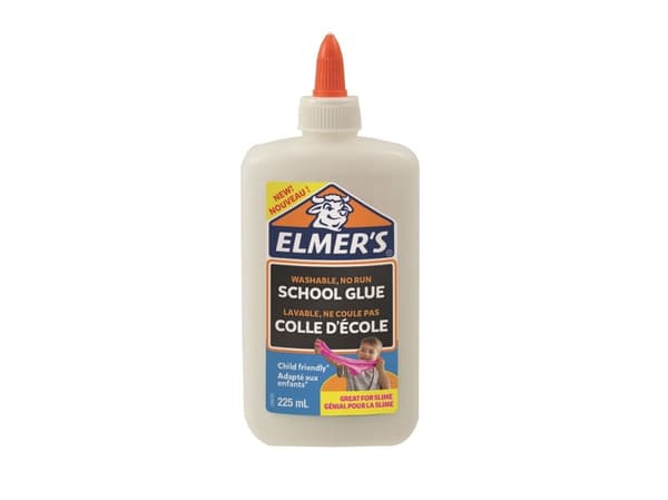 Skolelim Elmer's hvid 225ml - vaskbart til slim