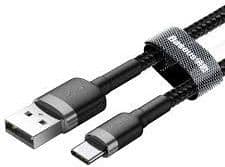 Baseus Cafule, 0,5 m, USB A, USB C, USB 2.0, 480 Mbit/s, Lajittelu